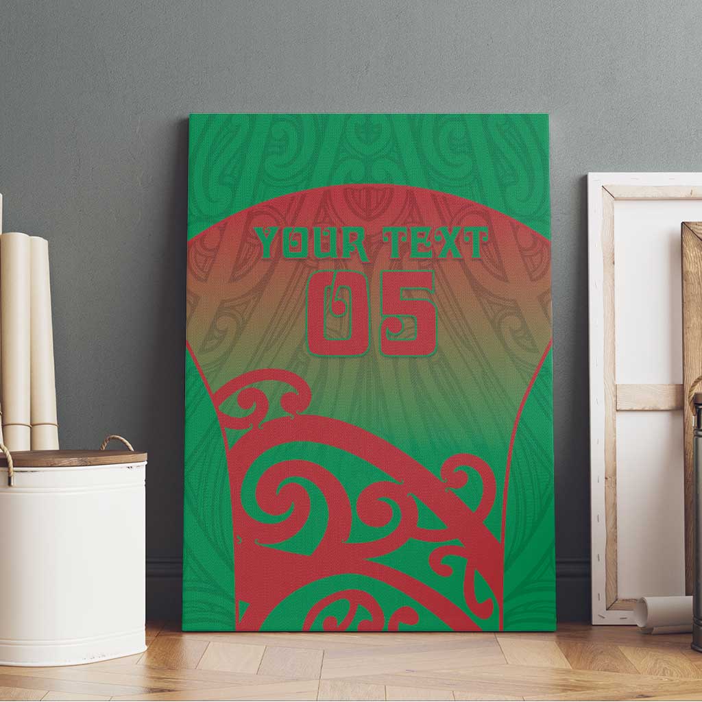 Custom Onehunga High School Canvas Wall Art Maori Koru Pattern LT05 - Polynesian Pride