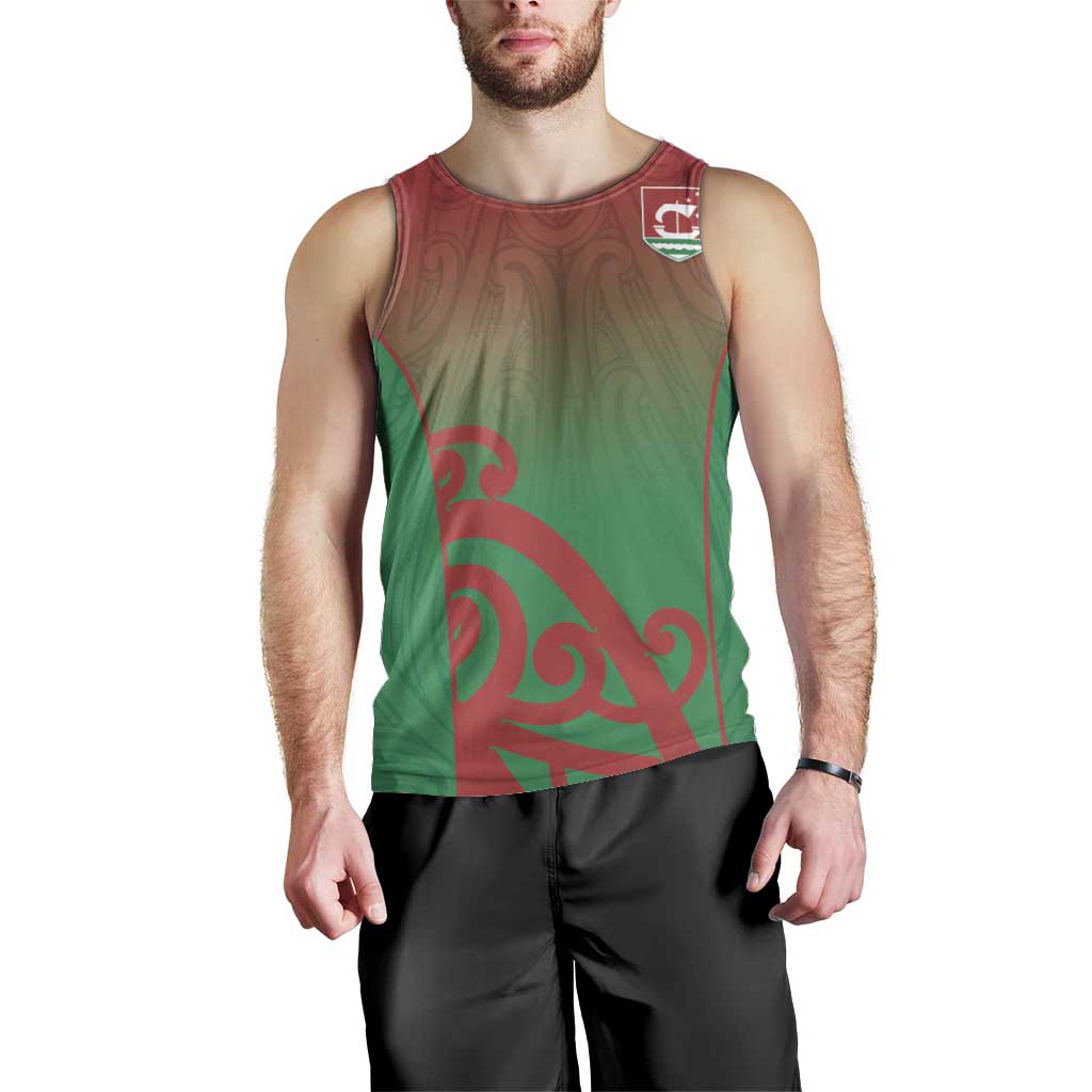 Custom Onehunga High School Men Tank Top Maori Koru Pattern LT05 - Polynesian Pride