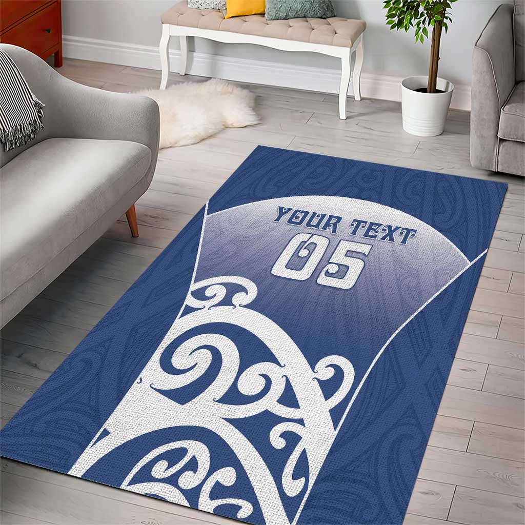 Custom New Zealand Aotea College Area Rug Maori Koru Pattern LT05 - Polynesian Pride