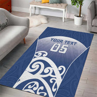 Custom New Zealand Aotea College Area Rug Maori Koru Pattern LT05 - Polynesian Pride