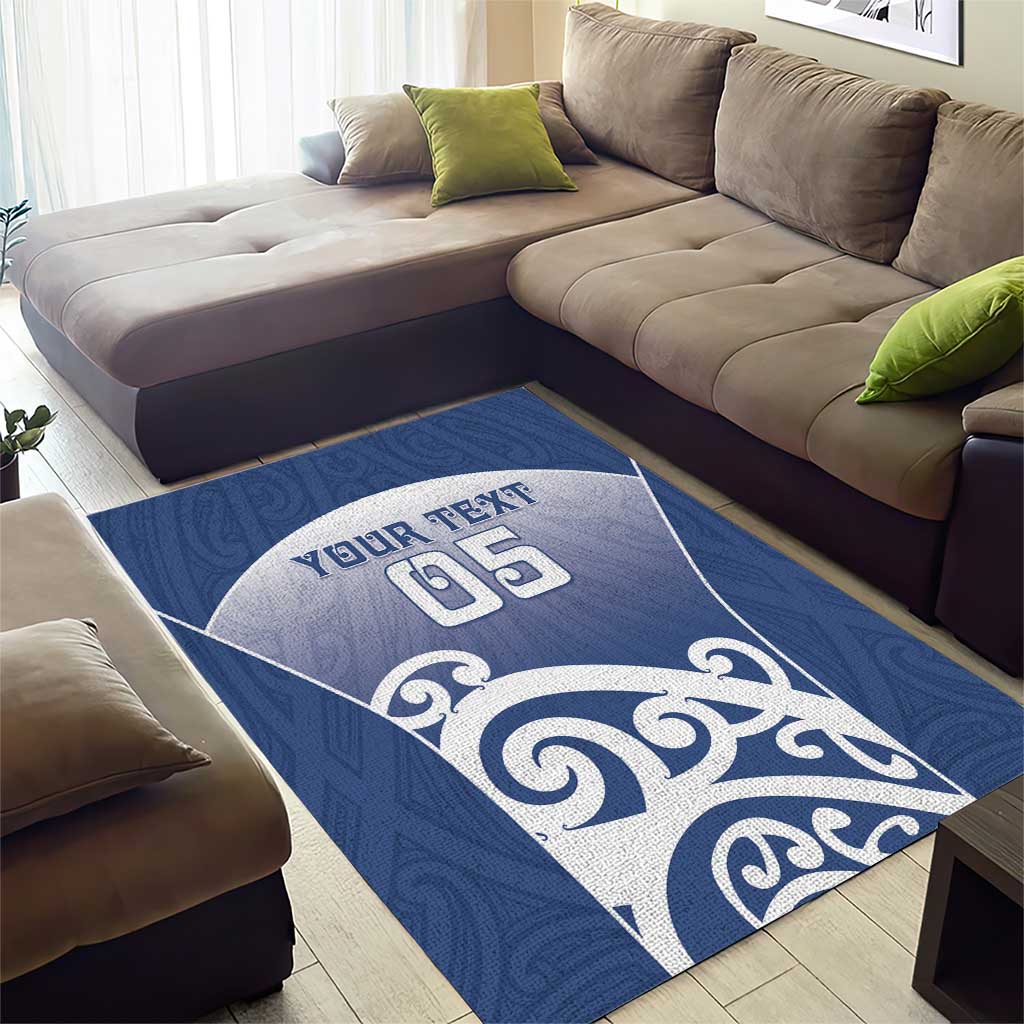 Custom New Zealand Aotea College Area Rug Maori Koru Pattern LT05 - Polynesian Pride