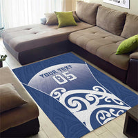 Custom New Zealand Aotea College Area Rug Maori Koru Pattern LT05 - Polynesian Pride
