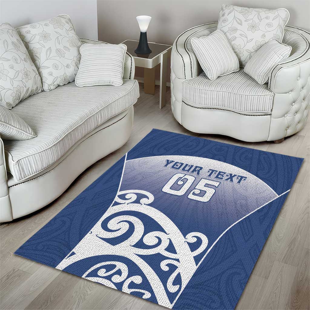 Custom New Zealand Aotea College Area Rug Maori Koru Pattern LT05 - Polynesian Pride