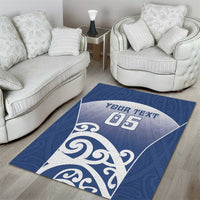 Custom New Zealand Aotea College Area Rug Maori Koru Pattern LT05 - Polynesian Pride
