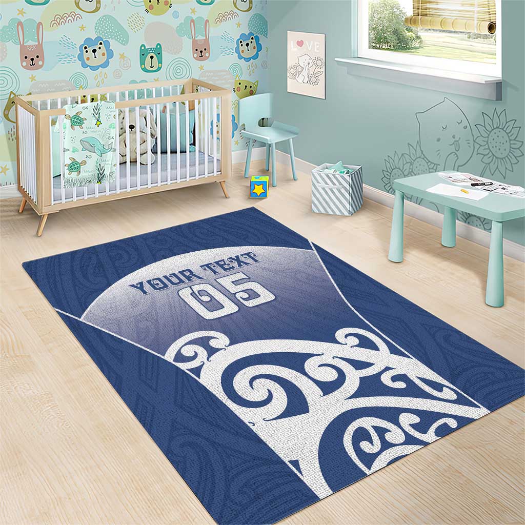 Custom New Zealand Aotea College Area Rug Maori Koru Pattern LT05 - Polynesian Pride