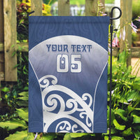 Custom New Zealand Aotea College Garden Flag Maori Koru Pattern LT05 Garden Flag Blue - Polynesian Pride