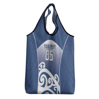 Custom New Zealand Aotea College Grocery Bag Maori Koru Pattern LT05 - Polynesian Pride
