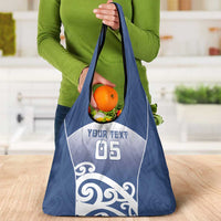 Custom New Zealand Aotea College Grocery Bag Maori Koru Pattern LT05 - Polynesian Pride