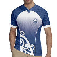 Custom New Zealand Aotea College Rugby Jersey Maori Koru Pattern LT05 - Polynesian Pride