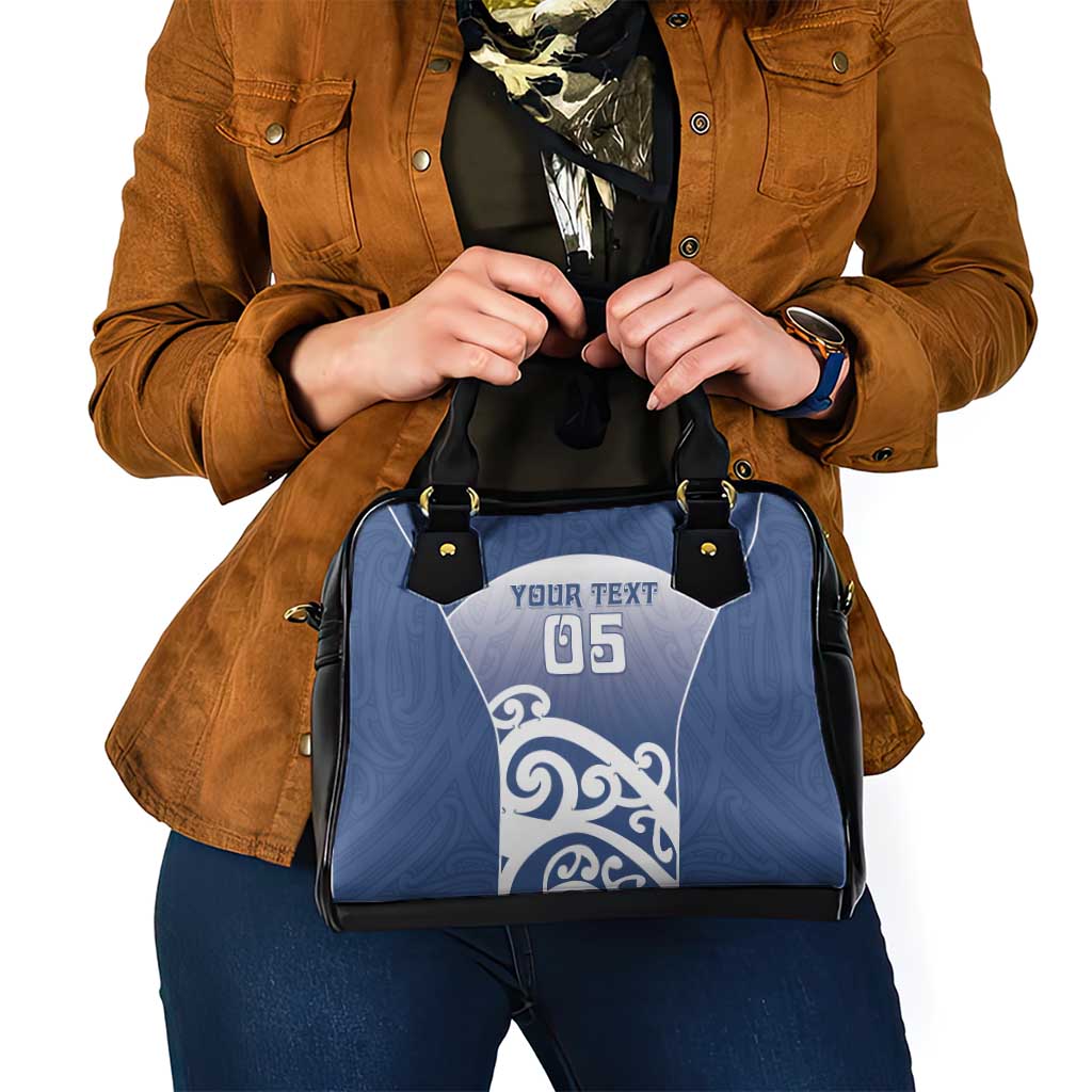 Custom New Zealand Aotea College Shoulder Handbag Maori Koru Pattern LT05 - Polynesian Pride