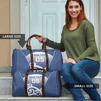 Custom New Zealand Aotea College Travel Bag Maori Koru Pattern LT05 - Polynesian Pride