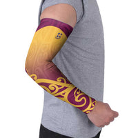 Custom Waiuku College Arm Sleeves Maori Koru Pattern LT05 - Polynesian Pride