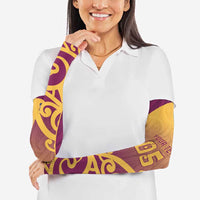 Custom Waiuku College Arm Sleeves Maori Koru Pattern LT05 - Polynesian Pride
