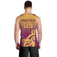 Custom Waiuku College Men Tank Top Maori Koru Pattern LT05 - Polynesian Pride