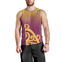 Custom Waiuku College Men Tank Top Maori Koru Pattern LT05 - Polynesian Pride