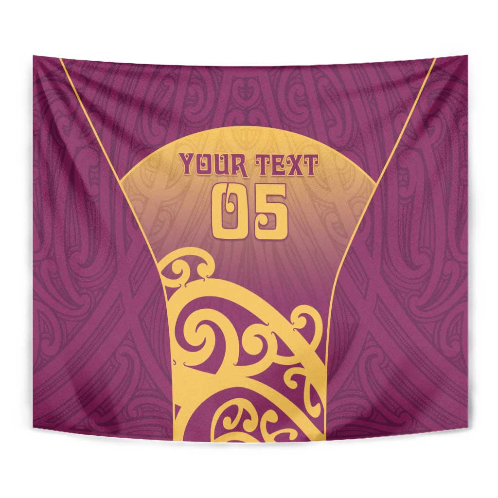 Custom Waiuku College Tapestry Maori Koru Pattern LT05 - Polynesian Pride