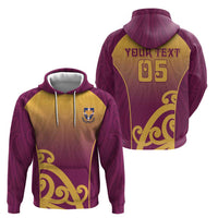 Custom Waiuku College Zip Hoodie Maori Koru Pattern LT05 - Polynesian Pride
