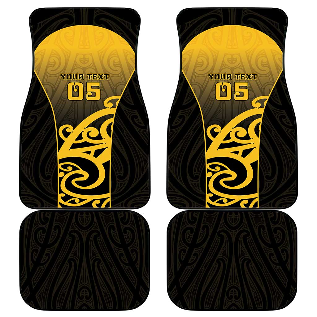 Custom Motueka High School Car Mats Maori Koru Pattern LT05 - Polynesian Pride