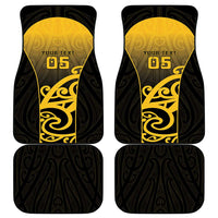 Custom Motueka High School Car Mats Maori Koru Pattern LT05 - Polynesian Pride
