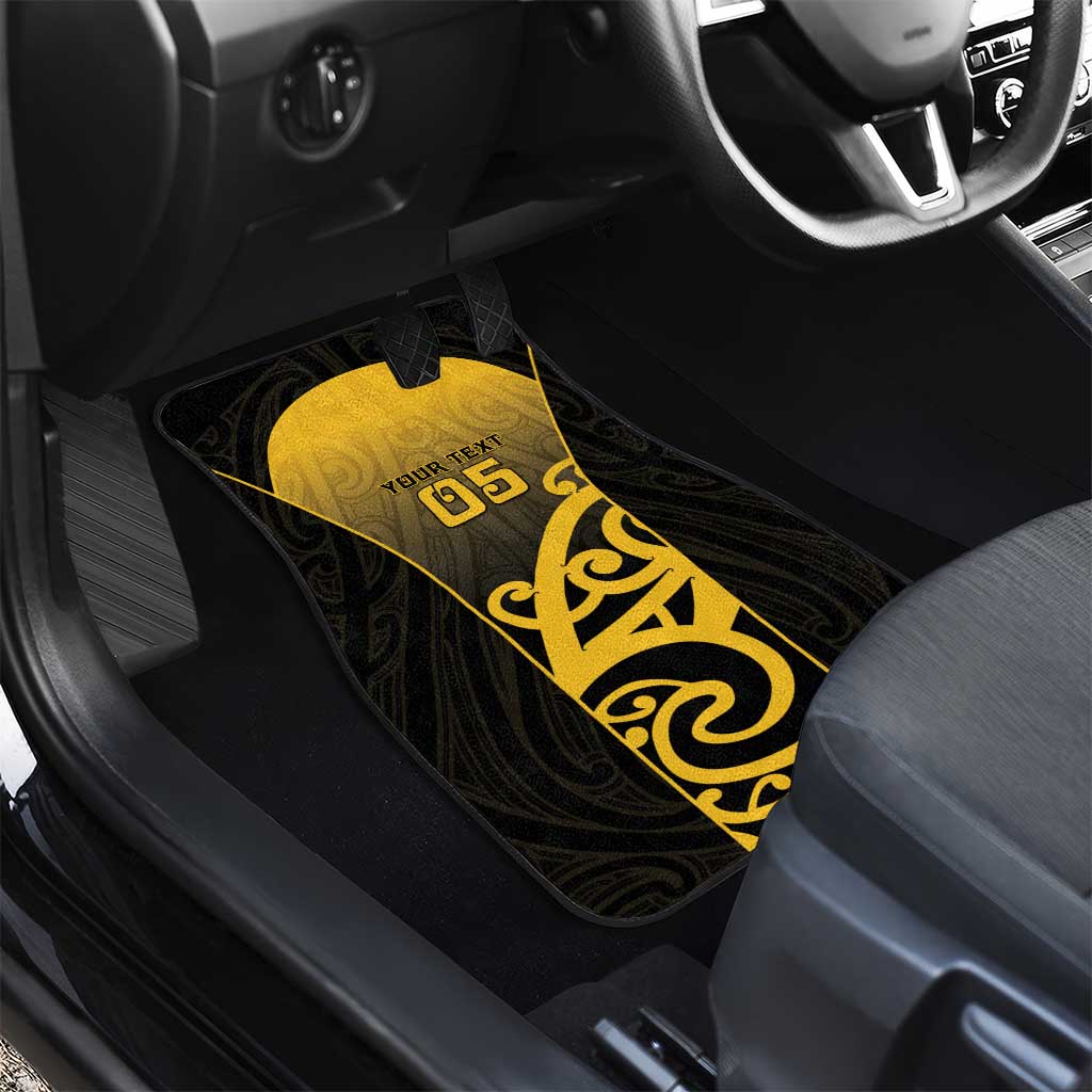 Custom Motueka High School Car Mats Maori Koru Pattern LT05 - Polynesian Pride