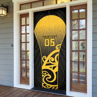 Custom Motueka High School Door Cover Maori Koru Pattern LT05 - Polynesian Pride
