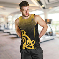 Custom Motueka High School Men Tank Top Maori Koru Pattern LT05 Black - Polynesian Pride
