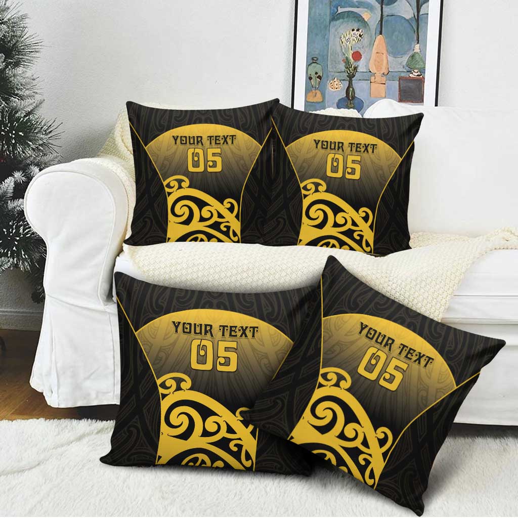 Custom Motueka High School Pillow Cover Maori Koru Pattern LT05 - Polynesian Pride