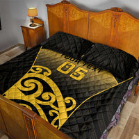 Custom Motueka High School Quilt Bed Set Maori Koru Pattern LT05 - Polynesian Pride