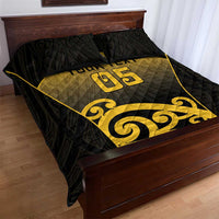 Custom Motueka High School Quilt Bed Set Maori Koru Pattern LT05 - Polynesian Pride