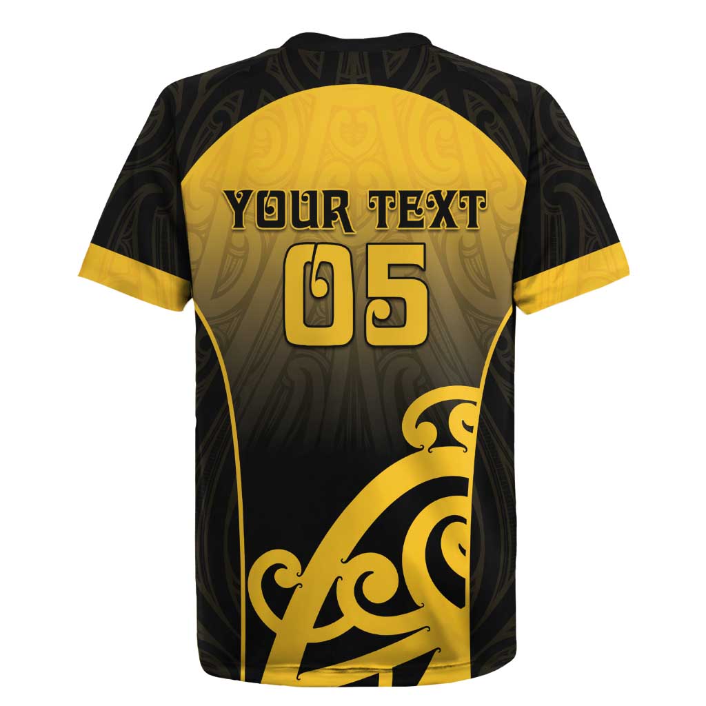 Custom Motueka High School Rugby Jersey Maori Koru Pattern LT05 - Polynesian Pride
