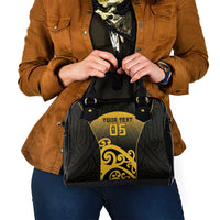 Custom Motueka High School Shoulder Handbag Maori Koru Pattern LT05 - Polynesian Pride