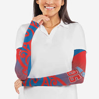 Custom St Joseph's Maori Girls' College Arm Sleeves Maori Koru Pattern LT05 - Polynesian Pride