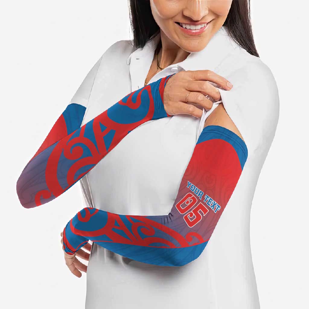 Custom St Joseph's Maori Girls' College Arm Sleeves Maori Koru Pattern LT05 - Polynesian Pride