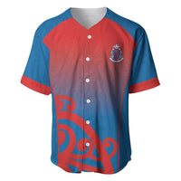 Custom St Joseph's Maori Girls' College Baseball Jersey Maori Koru Pattern LT05 Blue - Polynesian Pride