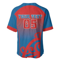 Custom St Joseph's Maori Girls' College Baseball Jersey Maori Koru Pattern LT05 - Polynesian Pride