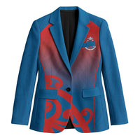Custom St Joseph's Maori Girls' College Blazer Maori Koru Pattern LT05 Unisex Blue - Polynesian Pride