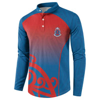 Custom St Joseph's Maori Girls' College Button Sweatshirt Maori Koru Pattern LT05 - Polynesian Pride