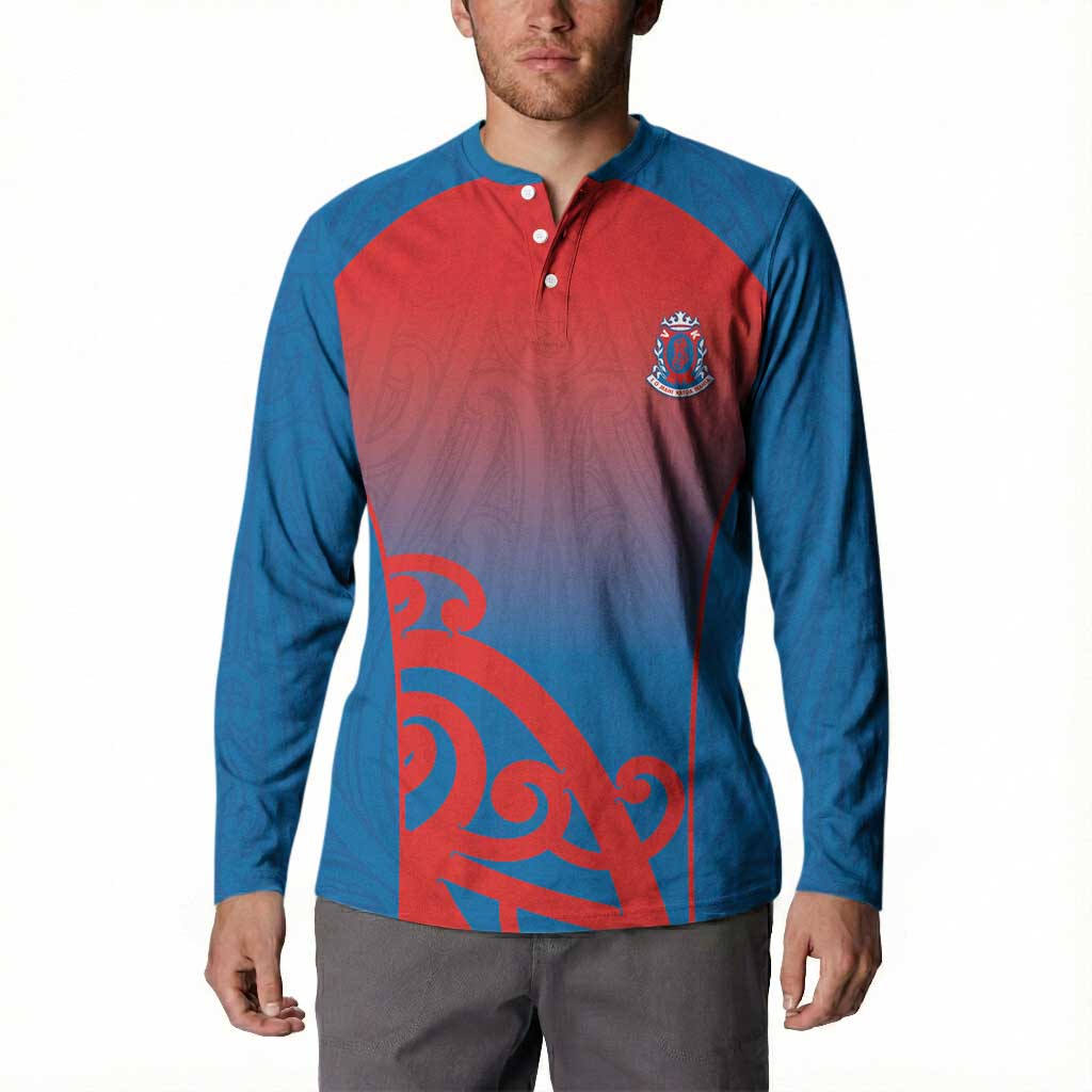 Custom St Joseph's Maori Girls' College Button Sweatshirt Maori Koru Pattern LT05 - Polynesian Pride