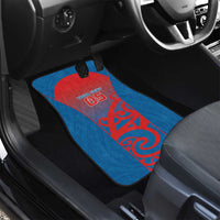 Custom St Joseph's Maori Girls' College Car Mats Maori Koru Pattern LT05 - Polynesian Pride