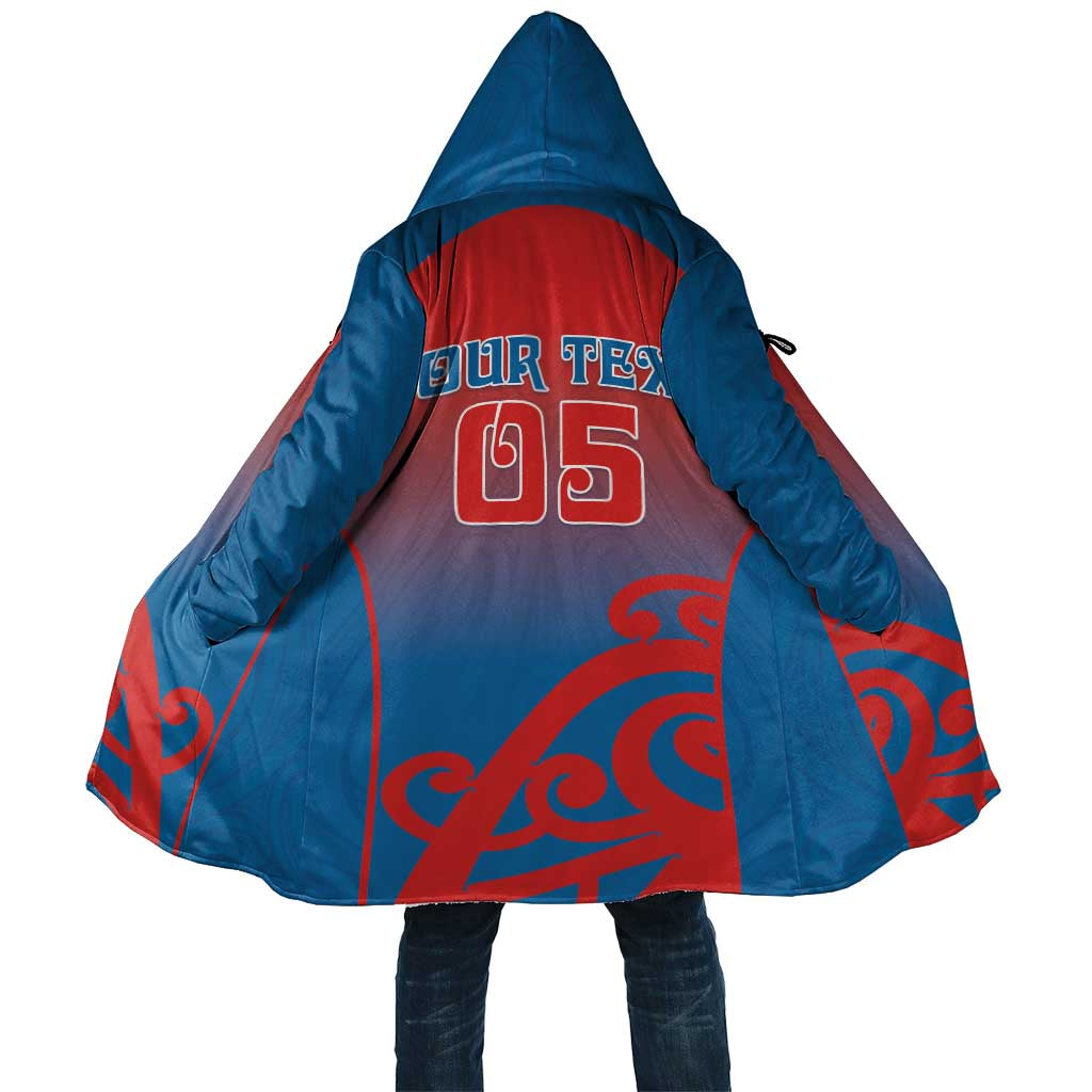 Custom St Joseph's Maori Girls' College Cloak Maori Koru Pattern LT05 Unisex Blue - Polynesian Pride