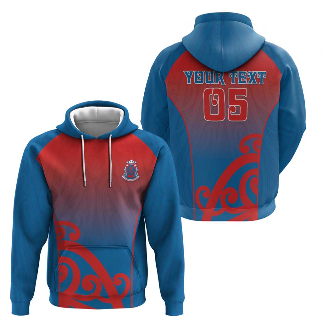 Custom St Joseph's Maori Girls' College Hoodie Maori Koru Pattern LT05 - Polynesian Pride