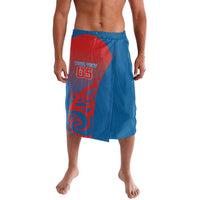 Custom St Joseph's Maori Girls' College Lavalava Maori Koru Pattern LT05 Blue - Polynesian Pride