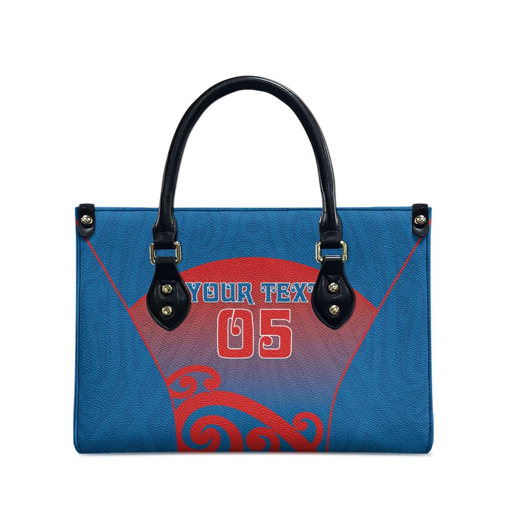 Custom St Joseph's Maori Girls' College Leather Bag Maori Koru Pattern LT05 - Polynesian Pride