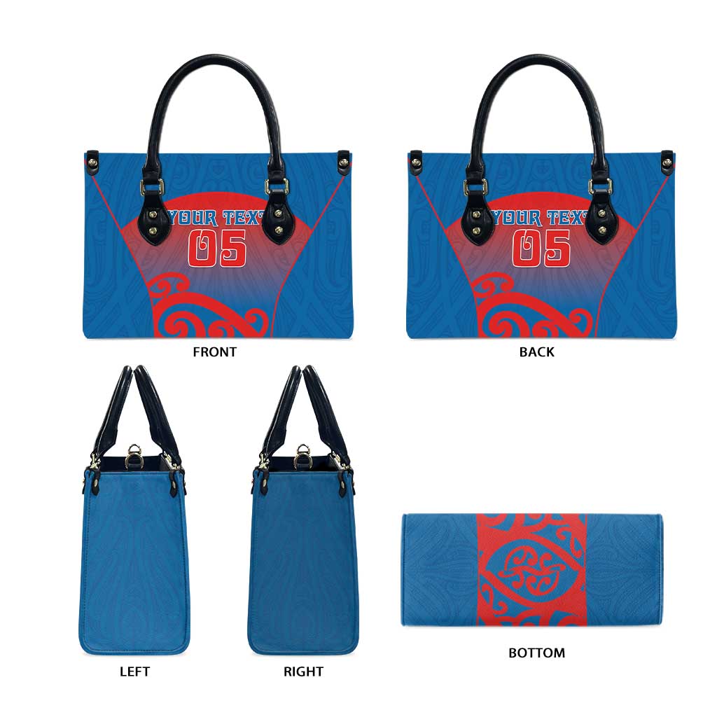 Custom St Joseph's Maori Girls' College Leather Bag Maori Koru Pattern LT05 - Polynesian Pride