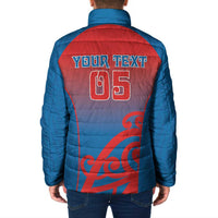 Custom St Joseph's Maori Girls' College Padded Jacket Maori Koru Pattern LT05 - Polynesian Pride