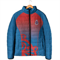 Custom St Joseph's Maori Girls' College Padded Jacket Maori Koru Pattern LT05 - Polynesian Pride