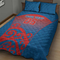 Custom St Joseph's Maori Girls' College Quilt Bed Set Maori Koru Pattern LT05 - Polynesian Pride