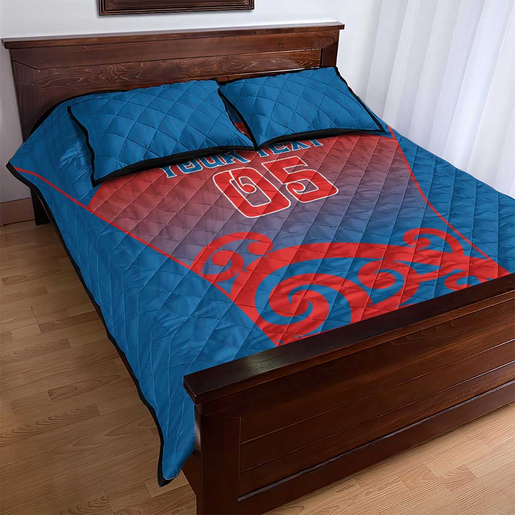 Custom St Joseph's Maori Girls' College Quilt Bed Set Maori Koru Pattern LT05 - Polynesian Pride