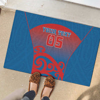 Custom St Joseph's Maori Girls' College Rubber Doormat Maori Koru Pattern LT05 - Polynesian Pride