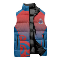 Custom St Joseph's Maori Girls' College Sleeveless Puffer Jacket Maori Koru Pattern LT05 - Polynesian Pride